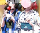 夢絵や夢イラスト、夢絵アイコン等描かせて頂きます オリキャラCP、夢主イラスト等幅広く対応致します! イメージ5