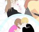 SNSアイコン、夢絵、キャラ絵、オリ絵作成します 貴方だけのアイコンや夢絵を一生懸命作成します！！ イメージ1