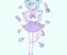 シンプルでポップなイラスト制作します アイコン、ヘッダー、グッズ制作などに★ イメージ1