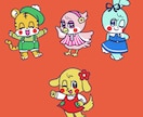 商用可！レトロで個性的、動物キャラセット作ります 広報・配信・グッズにも使えます◎ イメージ4