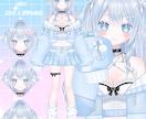 Live2D用パーツ分けイラスト制作します 世界にひとつだけの魅力たっぷりのキャラクターを制作します！ イメージ3