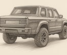 現役カーデザイナーが車のスケッチ描きます 大人気 車好きのためのカースケッチ イメージ1