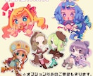 デフォルメキャラクターお描きします 配信活動やゲーム、グッズなどに使える！キャラデザから受付可！ イメージ4