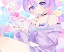 目に留まるような可愛いイラストを制作いたします 厚塗り、 SNSアイコン　一枚絵お描きします イメージ9