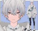 カッコイイ男性Vtuberモデル制作します キャラデザからモデリング一括無料修正アフターフォロー込み イメージ6
