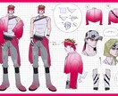 かっこいい！を短期で承ります キャラクターの設定画や衣装デザイン立ち絵を制作いたします！ イメージ4