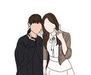 芸能人！お友達！などの線画お描きしますします なんと言っても値段が安いです！後悔はさせません！ イメージ2