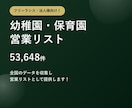 幼稚園・保育園5.3万件の営業リストをご提供します テレアポ営業・フォーム営業にそのまま使えます イメージ1
