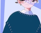 ポップで可愛い人物イラスト描きます アイコン等に使えるかわいくポップな人物イラスト描きます！ イメージ4