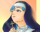 高品質なSNSアイコン・ヘッダーを丁寧に制作します 配信・VTuber・SNSに！1枚絵の密度でアイコンを制作！ イメージ9