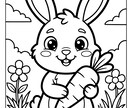 お子様向けのかわいい塗り絵作成します 世界に一つだけの塗り絵で、お子様の創造力を育みませんか？ イメージ6