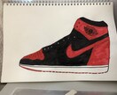 スニーカースケッチ(カスタムでもOK)します 思い出のスニーカーを絵に！！！！！^_^ イメージ4