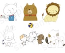 柔らかいタッチのシンプルイラスト描きます SNSや説明文の補足のイラストにご利用いただけます イメージ8