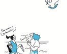 商用可◎目を引くシンプルなイラスト描きます イラストレーターが雑誌やWEBの挿し絵のお手伝い致します！ イメージ6