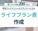実績200件超★ライフプラン表作成します 自分でカンタンに修正、シュミレーションできるライフプラン表 イメージ1