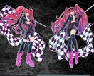 オシャレでかわいいイラスト、作成いたします 背景つきや全身絵、男性キャラも可 イメージ4
