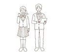 優しくてシンプルなイラスト作ります 癖のないイラストでAiデータだから何にでも使いやすい！ イメージ6