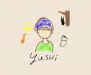 500円でクレヨンテイストなイラスト似顔絵描きます 『世界に一つ』のイラスト！周りに好きなもの3つ描きます！ イメージ3