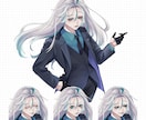 ダークな厚塗り風｜要望に沿ったイラストを作成します アイコンから歌ってみた、１枚絵までお気軽にご相談ください。 イメージ6