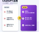 ChatGPTで文章作成・業務活用を支援します プロンプト設計から業務導入まで一貫サポート イメージ2
