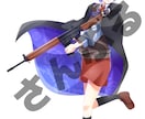 配信やゲーム、TRPG用立ち絵を制作します ★アニメ塗りで可愛くカッコよくポップなイラスト★ イメージ6