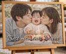 家族に贈る想いを込めたモザイクアート作成します 最安値⭐︎即日納品可⭐︎印刷郵送可⭐︎額縁可⭐︎高画質 イメージ6