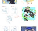 ラフ提案付き　某ゲーム風SNSアイコン作成します 指定の武器とギアでアイコンを描きます イメージ8