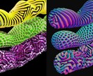 3D造形データ／3Dプリントデータを作成いたします 複雑形状や自由曲面、有機的形状にも対応した3Dモデルの制作 イメージ4