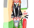 かわいいイラスト描きます かわいい女の子のイラスト描きます。 イメージ2