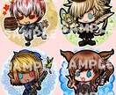 ミニマム★SNS用の超デフォルメアイコンを描きます シールやアクリルプレートにしてもかわいいデフォルメです♪ イメージ2