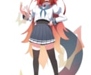 配信者の方向け！可愛い女の子を描きます 可愛い系一点突破！可愛い子を描きます！ イメージ2