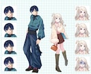TRPGやゲームの立ち絵や活動用立ち絵など描きます TRPGやゲームなどで使えるキャラクター立ち絵の制作をします イメージ4