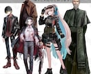 TRPG立ち絵作成します 10～60代くらいまで幅広く対応しております。 イメージ2