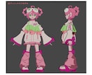 Vtuber様の3Dモデリング承ります フルスクラッチであなただけのモデルを一から制作！ イメージ4