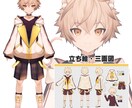 LIVE2D用パーツ分けイラストを作成致します Vtuberデビュー・新たにアバターが欲しい方は是非！ イメージ3