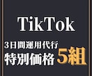 法人TikTokを3日間まるっと運用代行します 5万フォロワー・350万再生/投稿の実績あり イメージ1
