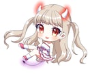ポップでかわいいデフォルメイラストを描きます グッズ作成用や動画用にも！幅広く使えます！ イメージ1