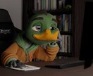 3Dキャラクター：CG技術でビジュアルを作ります SNSのプロフィール/自社IPのプロモーション画像に。 イメージ1