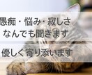愚痴・悩み・寂しさ なんでも聞きます 辛い時や寂しい時に心が少し軽くなる、優しい時間を届けます イメージ1