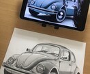 車や建物、風景画等の鉛筆画を描かせていただきます 愛車のイラストをお家に飾りたい方やプレゼント等にぜひ！ イメージ2