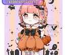 ハロウィンミニキャライラストお描きします オプションで髪型変更してより理想のお姿にカスタムもできます！ イメージ8