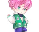 中性的な少年。SDキャラ付いてます TRPGや配信で使えるキャラクターイラストです イメージ4