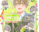 キャラクターのイラストを描きます SNS等のアイコンや1枚絵など用途にあったイラストを描きます イメージ5