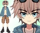 パーツ分けキャラ全身PSD＆パーツ分け背景描きます パーツ分けキャラ全身PSD＆パーツ分け背景おまけ イメージ7