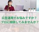 WEB広告運用の運用アドバイスをします WEB広告の始め方、お悩みならお任せください。 イメージ1