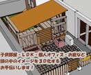 模様替え案のイメージ作成のお手伝いをします 理想のお部屋像はあるけど、イメージが湧きにくい方向け イメージ3