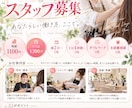 求人募集文とチラシ画像を作成します お店の情報を送るだけ！文章と画像をまとめて作成 イメージ6
