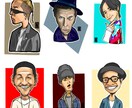 キャラクター感のある似顔絵描きます 個性のある似顔絵を提供します！ イメージ2