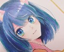 色紙に目を惹くイラスト制作します 色紙でお手元に可愛いをお届けします♪ イメージ4