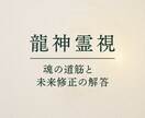 龍神霊視｜魂の道筋と未来修正の解答を視ます 本来の流れに戻るため の霊視。 イメージ1